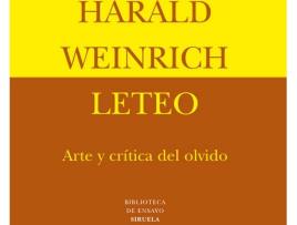Livro Leteo de Harald Weinrich