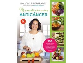 Livro Mis Recetas De Cocina Anticancer de Odile Fernández (Espanhol)