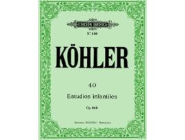 Livro 40 estudios infantiles op.218 de Louis Kohler