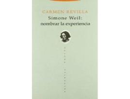 Livro Simone Weil: Nombrar La Experiencia