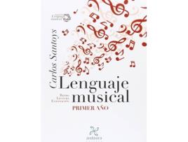 Livro Lenguaje Musical Primero Año de Carlos Santoys (Espanhol)