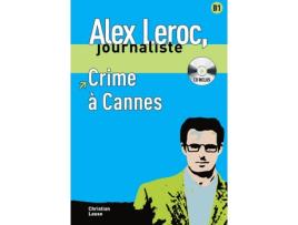 Livro Collection Alex Leroc - Crime À Cannes + Cd de Christian Lause (Francês)
