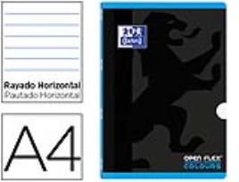 Caderno Agrafado  Openflex Colours A4 90G 48F Pautado Turquesa