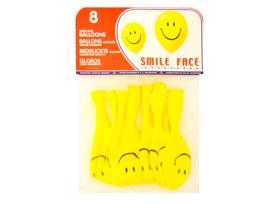 Balões Cara Sorridente (8 Unidades)