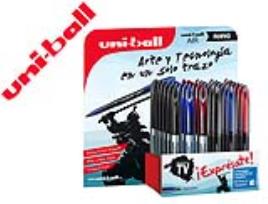 Esferografica Uni-Ball Roller Air Micro Samurai Uba-188 M/ L 36 Unidades Cores Basicas