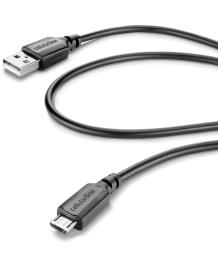 Cabo USB - MicroUSB (1,15 mts) Preto - 