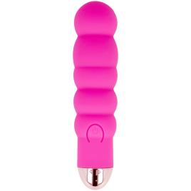 VIBRADOR RECARREGÁVEL DOLCE VITA SEIS PINK 7 VELOCIDADES