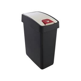 Balde de Lixo Tampa articulada Cinzento (25 L) (Recondicionado A+)