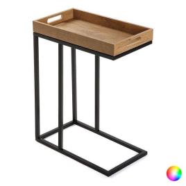 Mesa de Apoio Metal Madeira MDF (26 x 61 x 46 cm)