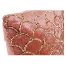 Almofada DKD Home Decor Coral (45 x 45 cm)