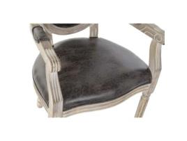 Cadeira de Sala de Jantar  Castanho Poliuretano Madeira da borracha (56 x 46 x 96 cm)