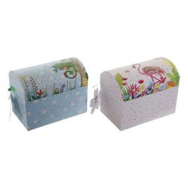 Guarda-Joias  Cartão Espelho (16 x 10 x 13 cm) (2 pcs)