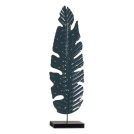 Figura Decorativa  Metal Tropical Folha