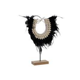 Figura Decorativa  Pluma Conchas (27 x 6 x 38 cm)