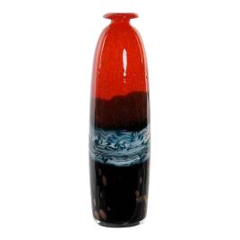 Vaso  Vermelho Cristal (8 x 8 x 28.5 cm)