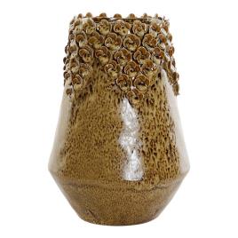 Vaso  Grés Ocre (21 x 21 x 29.5 cm)