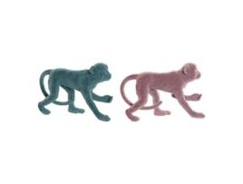 Figura Decorativa  Resina Macaco (2 pcs) (31 x 9.5 x 19 cm)