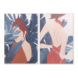 Pintura  Woman Tela (2 pcs) (83 x 4.5 x 123 cm)