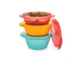 Conjunto 3 Caixas 390Ml 560Ml 775Ml Cristalwave TUPPERWARE