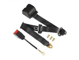 Cinto de Segurança Universal Ajustável de 3 Pontos para Veículo Automotivo Van Cinto de Segurança + Parafusos LEMONBEST