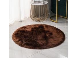 Tapete S de Pele Sintética para Áreas Desgrenhadas para Quarto Sala de Estar e Café-300Cm LUUCOZK
