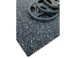Tapete de Exercício e Fitness especial para Ginásios | EPDM MAIS | Base Preta 4mm de altura 1'25m (Largura) x 13m (Comprimento)