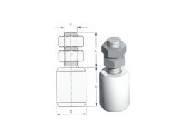 Guia Superior em Nylon FAC PORTÕES Va3101 25X32Mm 905011300