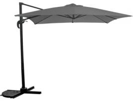 Guarda-sol HABITAT ET JARDIN Soleil (Cinzento - Alumínio/Aço/Poliéster - 2.5x2.5 m)