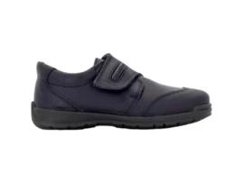 Sapatos de Menino TITANITOS Colegial Velcro Zeus Pele Azul (26)