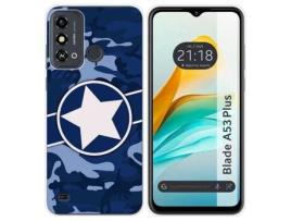 Capa de Silicone para Zte Blade A53 Plus Design Camuflagem 03 Desenhos