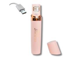 Depilador Corporal Recarregável Epilwiz Usb Sistema Avançado de Remoção de Pelos com Luz Led Cabeça Banhada a Ouro 18K VELFORM
