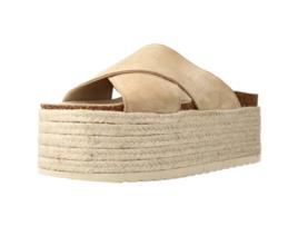 Sapatos de Mulher YELLOW Tecido Bege (39)