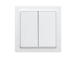 Botão de Rádio de 2 Vias em E-Design55 Branco F4T55E-Wg ELTAKO .