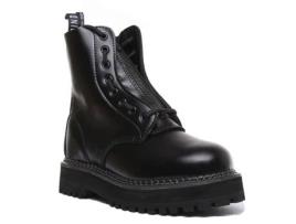 Atacadores de Mulher GRINDERS Pele Preto (41)