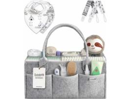 Porta-Fraldas para Bebé Organizador de Carrinho de Bebé Conjunto de Cesto de Oferta de Cesto de Bebé para Lista de Chá de Bebé. PUTSKA