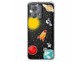 Capa Antichoque Design Espaciais para Motorola Edge 40 Neo 5G TUMUNDOSMARTPHONE Silicone Multicor