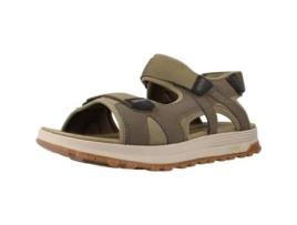 Sapatos de Homem CLARKS Atl Trek Sun Tecido Verde (43)