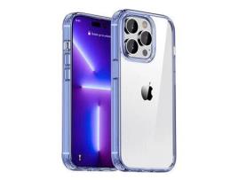 Capa VENIYSMLIS para Iphone 12Promax Azul Transparente