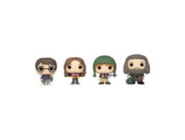 Figura Funko HARRY POTTER Árvore Festiva Exclusivo EUA Conjunto Pocket Pop! 4-Pack