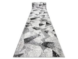 Passadeira DYWANY LUSZCZOW Moderno Tuls Geométrico Cinzento (90x940cm)