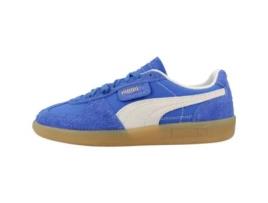 Sapatos Vintage de Mulher PUMA YELLOW Palermo Tecido Azul (36)