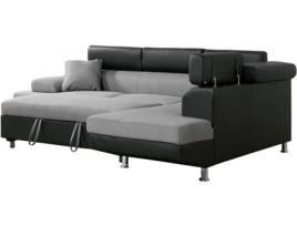 Sofá HABITAT ET JARDIN Sophia luxe   Preto (269x82 cm - Madeira e Contraplacado)