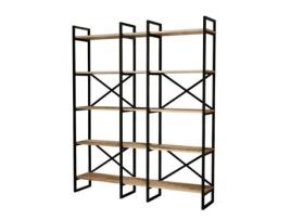 Estante de Madeira e Metal Fabi CONCEPT U