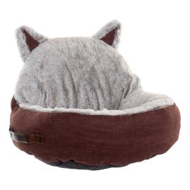Cama para pet  Castanho Bege Poliéster (50 x 45 x 40 cm)