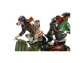 Figura Decorativa  Resina (2 pcs) (23 x 10 x 23 cm)