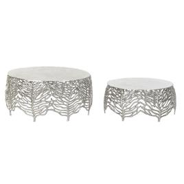 Mesa de apoio  Alumínio (2 pcs) (52 x 52 x 25 cm) (63.5 x 63.5 x 30.5 cm)