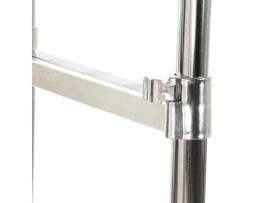 Bengaleiro com Rodas  Metal Polipropileno (81 x 44 x 160 cm)