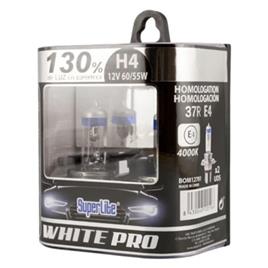 Lâmpada para Automóveis  White Pro H4 12V 55/60W 4000K 37R/E4