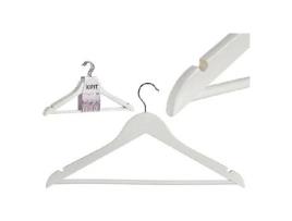 Cabides Branco Madeira (3 Peças)