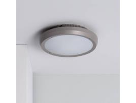 Candeeiro de Teto LEDKIA Curio (Cinzento - E27 - Max. 2x18 W)